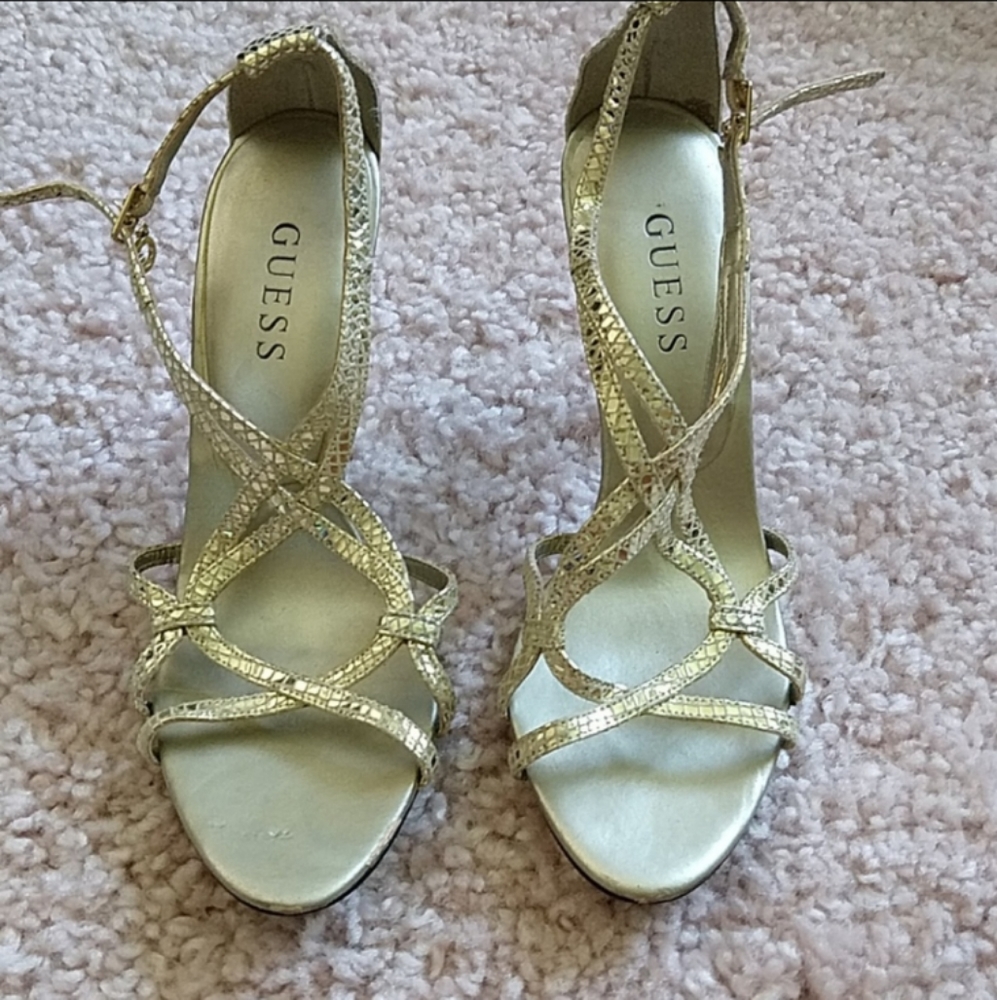 Gold heels